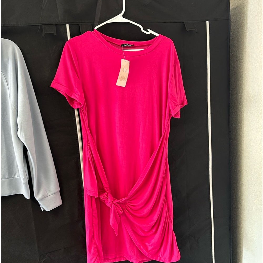 Pink fashion extra large dress new with tags